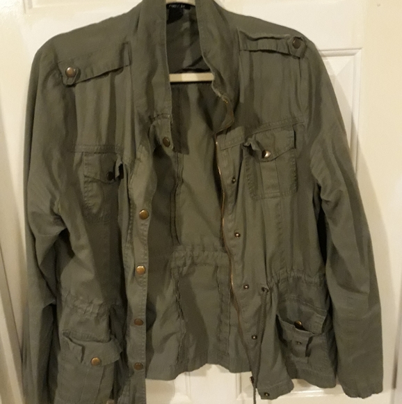 Coats | Rue 2 Army Green Jacket | Poshmark